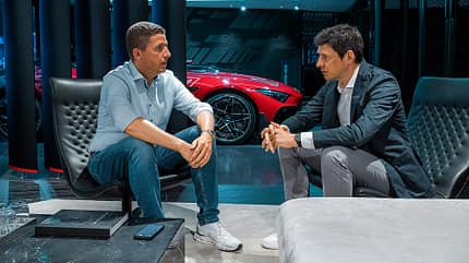 06/2025, Michael Schiebe Mercedes-AMG Chef CEO Geschäftsführer Jens Dralle Test und Technik Chef auto motor und sport Michael Schiebe Mercedes-AMG Chef CEO Geschäftsführer Jens Dralle Test und Technik Chef auto motor und sport