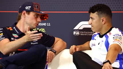 Max Verstappen - Isack Hadjar - Red Bull - Toro Rosso - GP Österreich 2025 - Spielberg - Formel 1 Max Verstappen - Isack Hadjar - Red Bull - Toro Rosso - GP Österreich 2025 - Spielberg - Formel 1