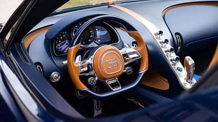 Bugatti Mistral, AMS Einzeltest Bugatti Mistral, Cockpit