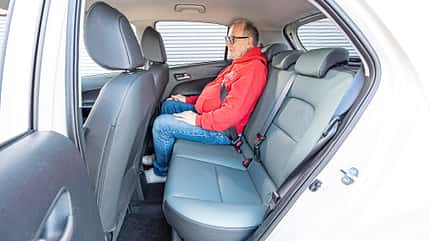 Kia Picanto und Toyota Aygo X, AMS Vergleichstest, ams1725 Kia Picanto, Fond