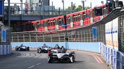 Formel E 2024/2025 - London Rennen 1 - Mitch Evans - Jaguar