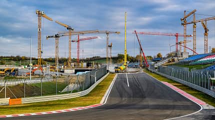 Hungaroring Baustelle / Renovierung - Busdapest - Forme 1 - 2024/2025 Hungaroring Baustelle / Renovierung - Busdapest - Forme 1 - 2024/2025