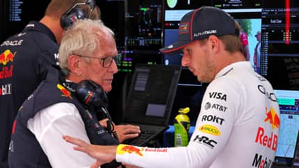 Max Verstappen - Helmut Marko - Red Bull - Formel 1 - GP Ungarn - Budapest - 2. August 2025 Max Verstappen - Helmut Marko - Red Bull - Formel 1 - GP Ungarn - Budapest - 2. August 2025