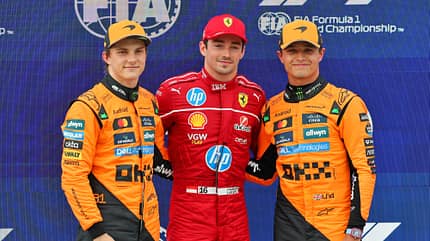 Lando Norris - Charles Leclerc - Oscar Piastri - Formel 1 - GP Ungarn - Budapest - 2. August 2025 Lando Norris - Charles Leclerc - Oscar Piastri - Formel 1 - GP Ungarn - Budapest - 2. August 2025
