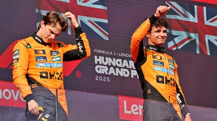 Oscar Piastri - Lando Norris - McLaren - GP Ungarn - Budapest - 3. August 2025