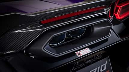 Fahrbericht Lamborghini Temerario Lamborghini Temerario, Auspuff