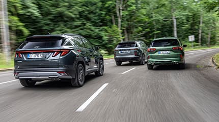 Ford Kuga, KGM Actyon, Hyundai Tucson