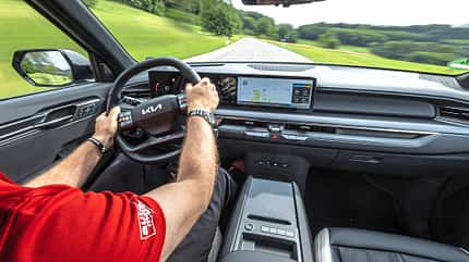 BMW iX, Kia EV9, Volvo EX90, Polestar 3, AMS Vergleichstest, ams1825 Kia EV9, Cockpit