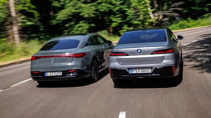 BMW i7, Mercedes EQS