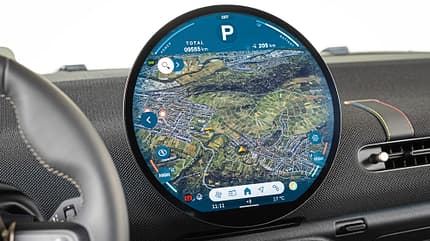 Mini Cooper E, Display