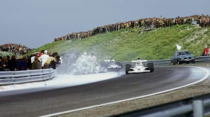 Unfall Roger Williamson - Zandvoort 1973
