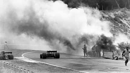 Unfall Roger Williamson - Zandvoort 1973