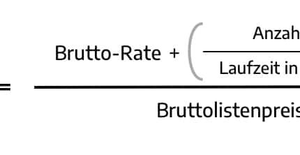 Leasingfaktor Formel