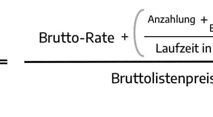 Leasingfaktor Formel
