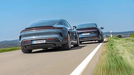 Lucid Air Sapphire und Porsche Taycan Turbo GT