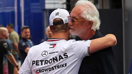 Mick Schumacher & Flavio Briatore - GP Spanien 2024