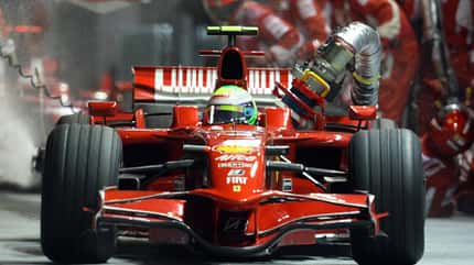 Felipe Massa - Tankstopp - GP Singapur 2008