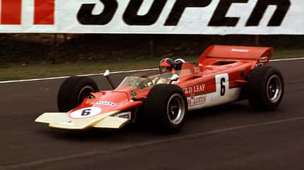 1971 Race of Champions, Brands Hatch (UK), 21. März 1971, Emerson Fittipaldi (Lotus 56B-Pratt & Whitney)