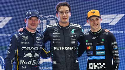 Verstappen, Russell & Piastri - Formel 1 - GP Singapur 2025 Verstappen, Russell & Piastri - Formel 1 - GP Singapur 2025
