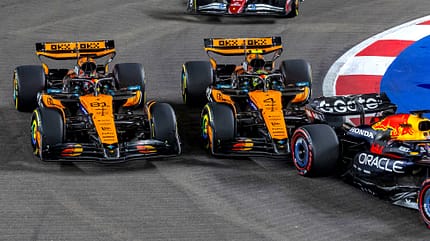 Piastri vs. Norris - McLaren - Formel 1 - GP Singapur 2025