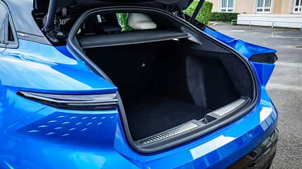 Alpine A390, FB ams2425 Alpine A390, Kofferraum