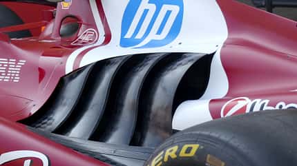 Ferrari - F1-Technik - Kühlschlitze - Formel 1 - GP Mexiko 2025