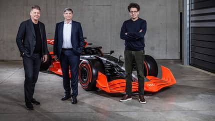 Gernot Döllner, Jürgen Rittersberger & Mattia Binotto - Audi F1-Team - 2025