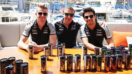 Nico Hülkenberg, Bertrand Gachot & Sergio Perez - GP Monaco 2016