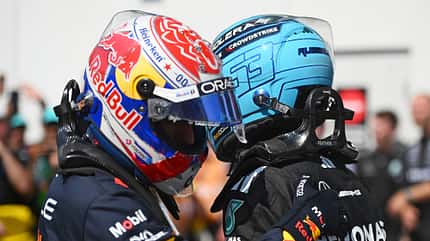 Max Verstappen & George Russell Max Verstappen & George Russell
