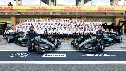 Mercedes - Teamfoto - GP Abu Dhabi 2025 Mercedes - Teamfoto - GP Abu Dhabi 2025