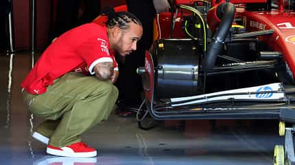 Ferrari - Lewis Hamilton - Frontflügel-DRS - GP Abu Dhabi 2025 Ferrari - Lewis Hamilton - Frontflügel-DRS - GP Abu Dhabi 2025