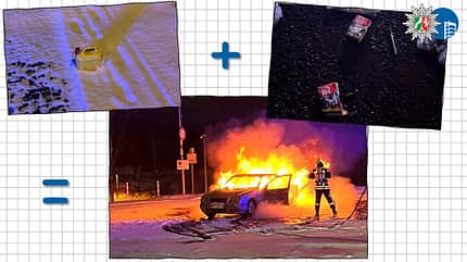 01/2026, Fahrzeugbrand Tankstelle Fahrzeugbrand Tankstelle