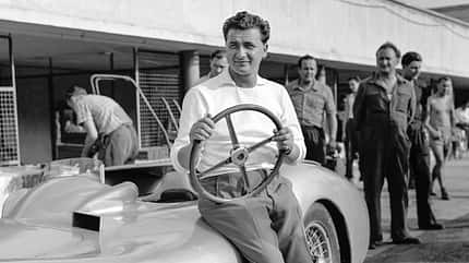 Hans Herrmann - Mercedes W 196 R - Monza 1955