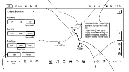Rivian patentiert digitalen Offroad-Führer.