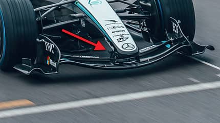 Mercedes - Frontflügel - Shakedown - Silverstone - Formel 1 - 2026 Mercedes - Frontflügel - Shakedown - Silverstone - Formel 1 - 2026