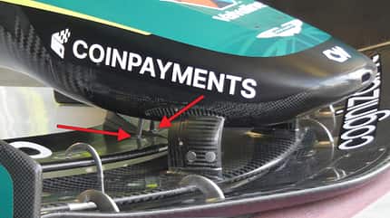 Aston Martin - Frontflügel - Bahrain-Test - 2026