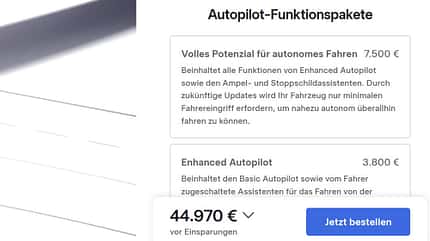 Tesla Autopilot Screenshot 26.02.2026, 16:49 Uhr