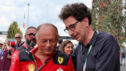 Frederic Vasseur & Mattia Binotto - Formel 1