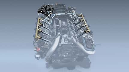 Direkteinspritzung im Mercedes-V8