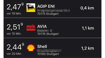 Benzin- und Diesel-Preise