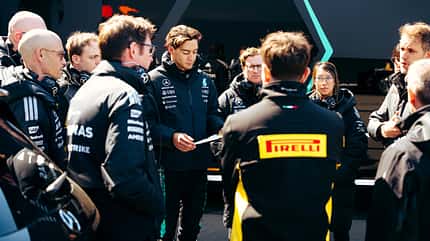 George Russell - Mercedes - Pirelli - Reifentest - Nürburgring - 2026