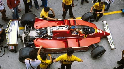 Gilles Villeneuve - Ferrari 021 - Motor - Formel 1 - 1981