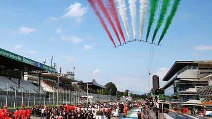 GP Italien - Flugshow - Startaufstellung - Formel 1 GP Italien - Flugshow - Startaufstellung - Formel 1