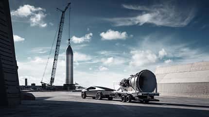 Tesla Cybertruck von SpaceX