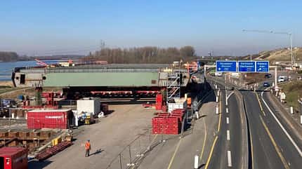 Leverkusen Brückeneinschub