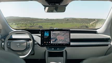 Volvo EX60, Cockpit