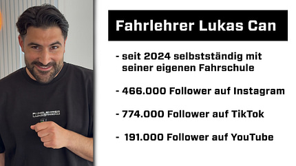 Fahrlehrer Lukas Can Steckbrief Social Media  