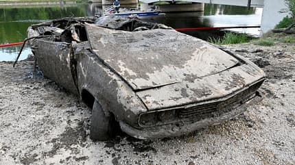 Opel Manta Wasserleiche