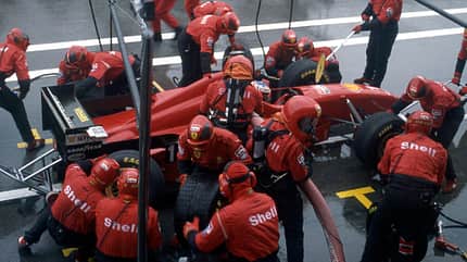 Michael Schumacher - Ferrari - Formel 1 - GP Spanien 1996 Michael Schumacher - Ferrari - Formel 1 - GP Spanien 1996