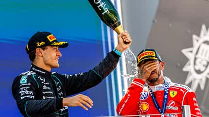 George Russell - Lewis Hamilton - Formel 1 - GP Barcelona 2026 George Russell - Lewis Hamilton - Formel 1 - GP Barcelona 2026